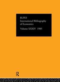 Ibss: Economics: 1985 Volume 34