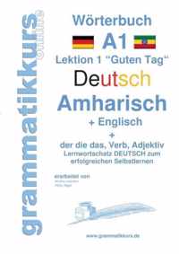 Woerterbuch Deutsch - Amharisch - Englisch Niveau A1