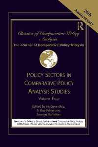 Policy Sectors in Comparative Policy Analysis Studies: Volume Four