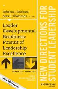 Leader Developmental Readiness: Pursuit of Leadership Excellence