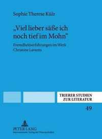 'Viel lieber säße ich noch tief im Mohn'