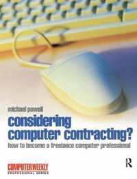 Considering Computer Contracting?