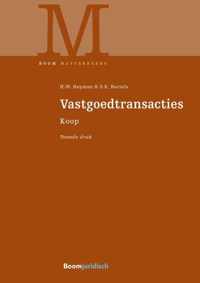 Boom Masterreeks  -   Vastgoedtransacties