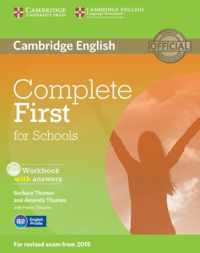 Complete First for Schools workbook + answers + audio-cd