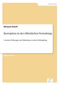 Korruption in der oeffentlichen Verwaltung