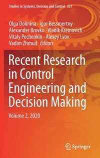 Recent Research in Control Engineering and Decision Making