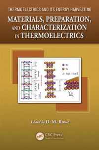 Materials, Preparation, and Characterization in Thermoelectrics