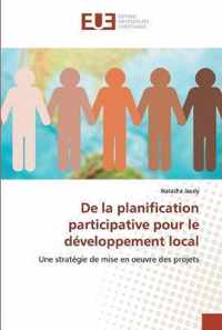 De la planification participative pour le developpement local