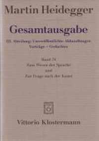 Martin Heidegger, Gesamtausgabe. III. Abteilung