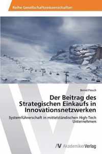 Der Beitrag des Strategischen Einkaufs in Innovationsnetzwerken