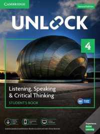 Unlock Level 4 Listening, Speaking & Critical Thinking Student's Book, Mob App and Online Workbook w/ Downloadable Audio and Video