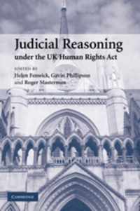 Judicial Reasoning under the UK Human Rights Act