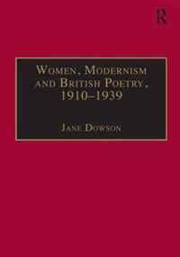 Women, Modernism and British Poetry, 1910-1939