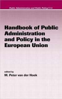 Handbook of Public Administration and Policy in the European Union