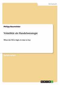 Volatilitat als Handelsstrategie