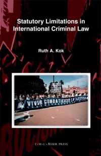 Statutory Limitations in International Criminal Law