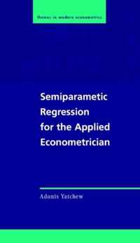 Semiparametic Regression for the Applied Econometrician