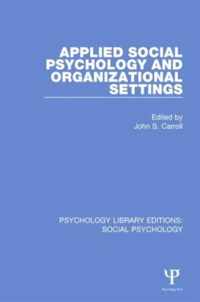 Applied Social Psychology and Organizational Settings