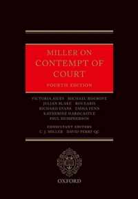 Miller on Contempt of Court