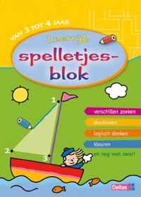 Leerrijk Spelletjesblok Van 3 Tot 4 Jaar