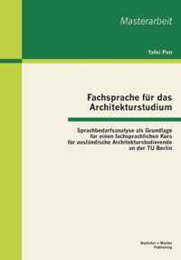 Fachsprache fur das Architekturstudium