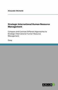 Strategic International Human Resource Management