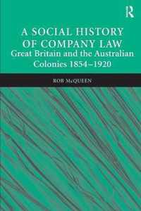 A Social History of Company Law