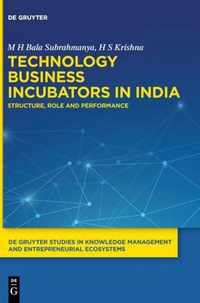 Technology Business Incubators in India