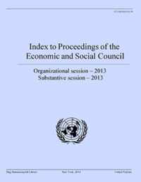 Index to proceedings of the Economic and Social Council