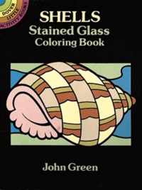 Shells Stained Glass Colouring Book