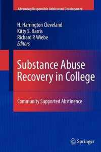 Substance Abuse Recovery in College