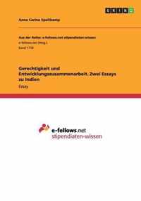 Gerechtigkeit und Entwicklungszusammenarbeit. Zwei Essays zu Indien