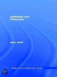 Ineffability and Philosophy