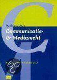 Hoofdstukken Communicatie- En Mediarecht