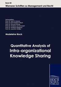 Quantitative Analysis of Intra-organizational Knowledge Sharing