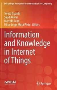 Information and Knowledge in Internet of Things