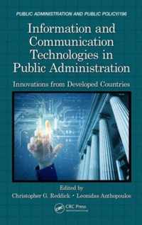 Information and Communication Technologies in Public Administration