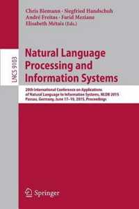 Natural Language Processing and Information Systems