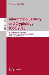 Information Security and Cryptology - ICISC 2018