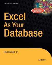 Excel as Your Database