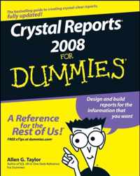 Crystal Reports 2008 For Dummies