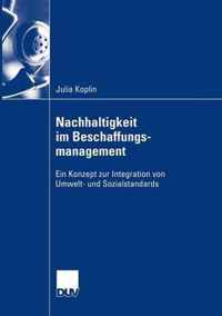 Nachhaltigkeit Im Beschaffungsmanagement