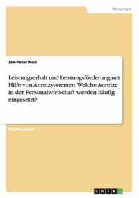 Leistungserhalt und Leistungsfoerderung mit Hilfe von Anreizsystemen. Welche Anreize in der Personalwirtschaft werden haufig eingesetzt?