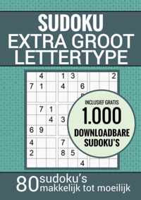 Puzzelboek voor Slechtzienden, Ouderen, Senioren, Opa en Oma: Sudoku Grootletter Type XL/XXL