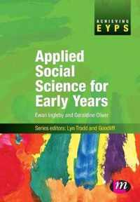 Applied Social Science For Early Years