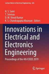 Innovations in Electrical and Electronics Engineering