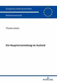 Die Hauptversammlung Im Ausland