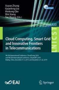 Cloud Computing, Smart Grid and Innovative Frontiers in Telecommunications