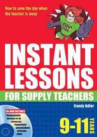 Instant Lessons For Supply Teachers 9-11