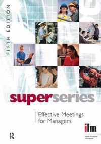 Effective Meetings for Managers